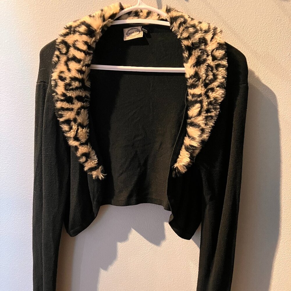 Like New *** Black Bolero Banned Apparel (UK) / Medium Large Goth Rockabilly